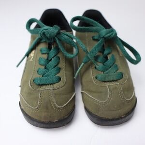 Puma Kinder Fit Kids Shoes Sneakers Olive Green‎ Lace Up Sz 5 K Toddler